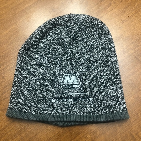 Marathon Petroleum Corporation Illinois Refining Division Gray Beanie Hat